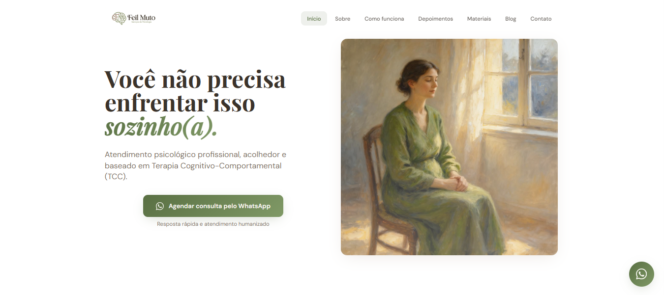 Prévia do projeto Feil Muto Psicologia